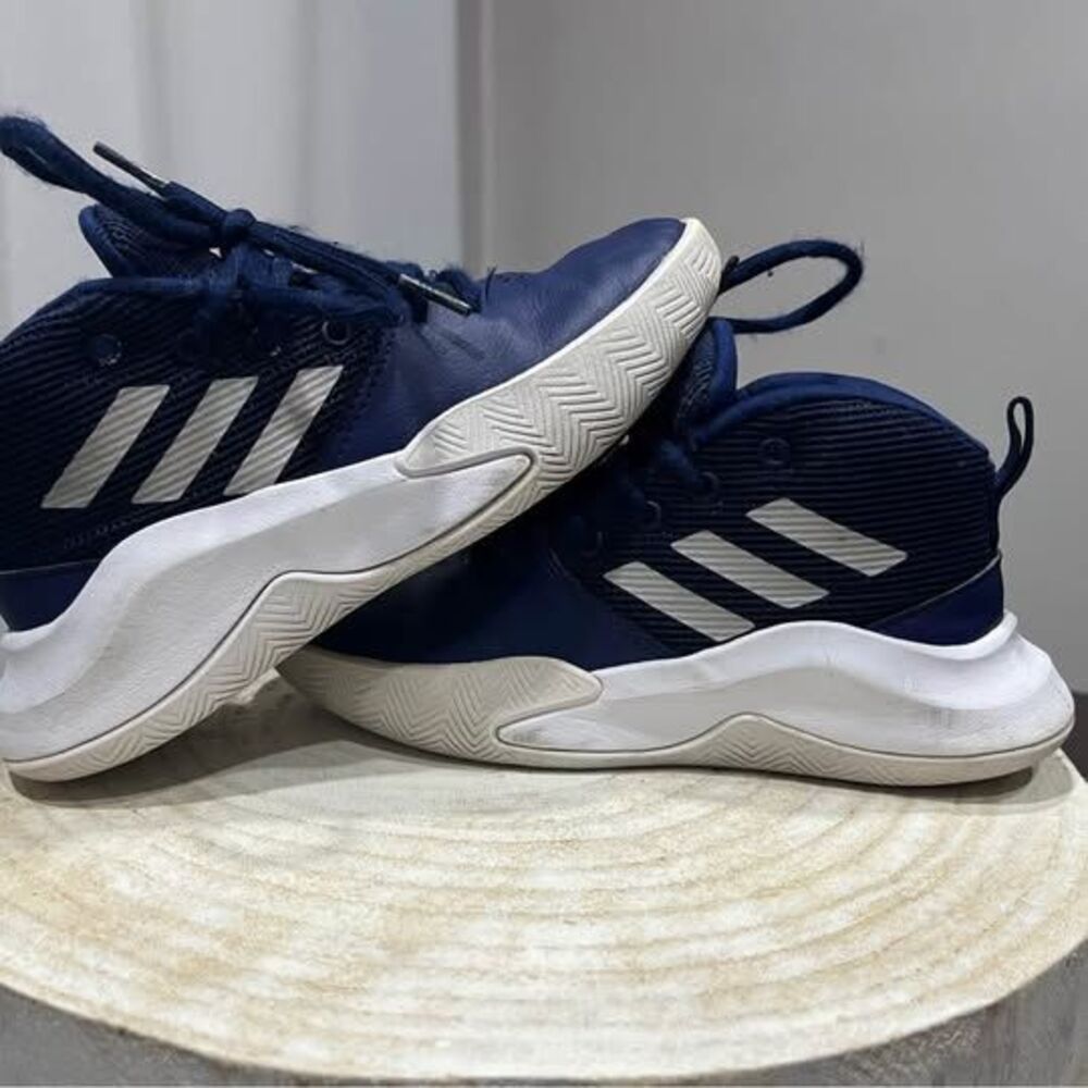 Adidas Ownthegame K Mid Basketball Shoes Boys/Youth Size 13
